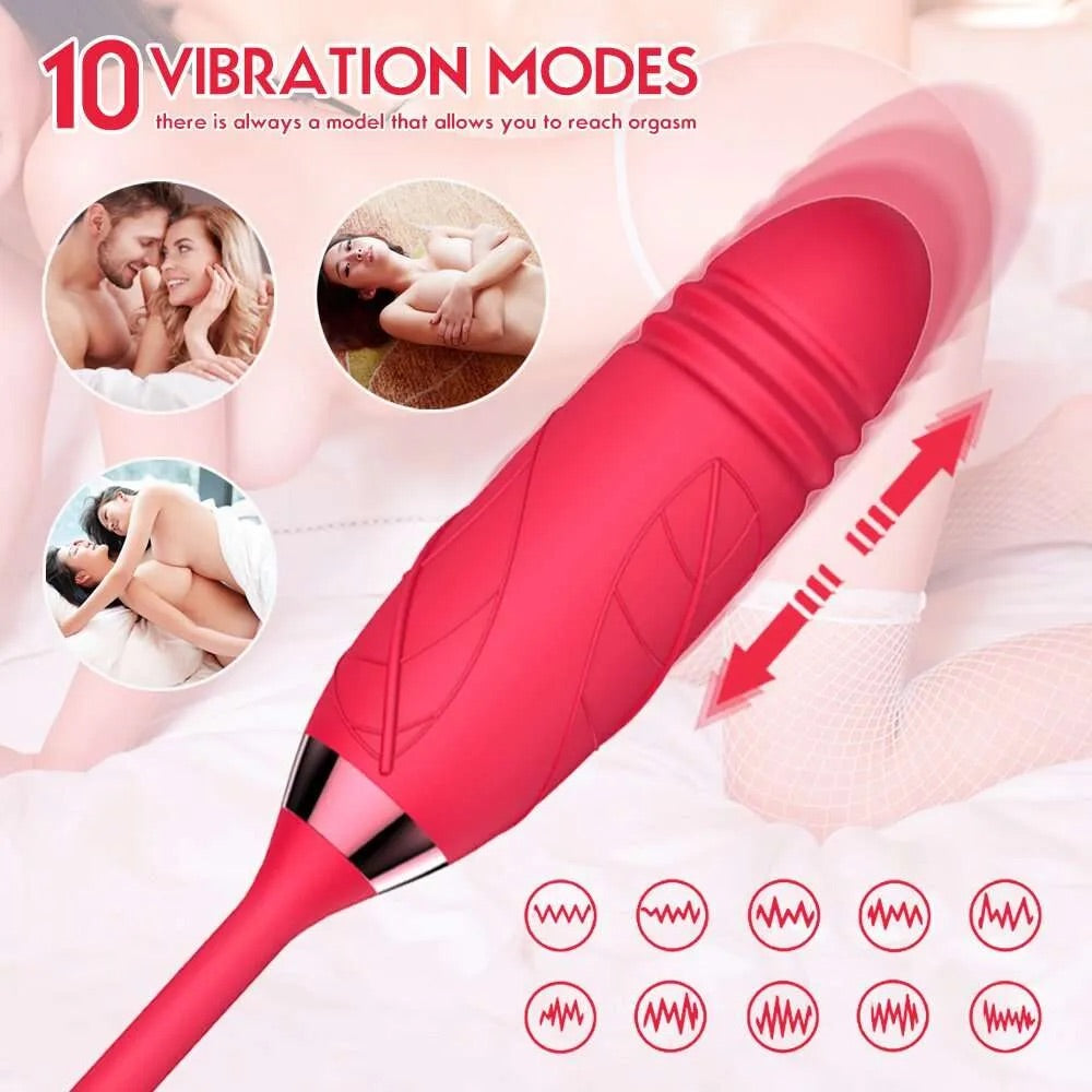 Love Rose With Suction & Dildo